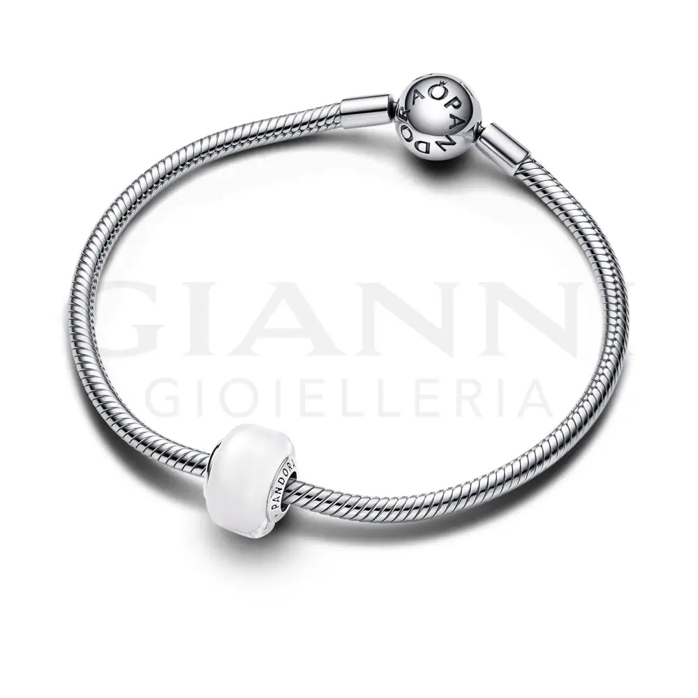Charm Pandora - Mini Vetro di Murano Bianco Charm