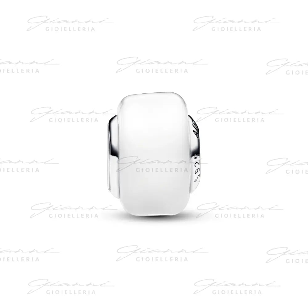Charm Pandora - Mini Vetro di Murano Bianco Charm