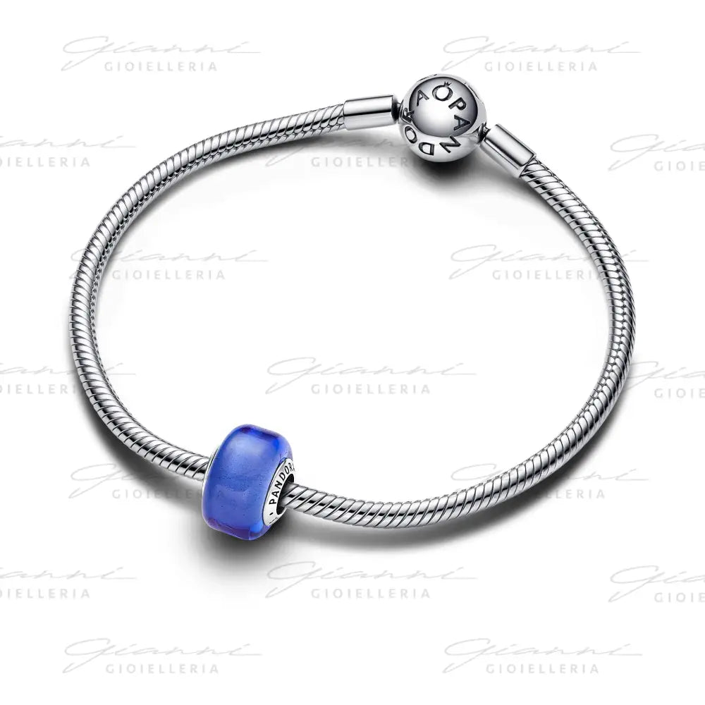 Charm Pandora - Mini Vetro di Murano Blu Charm