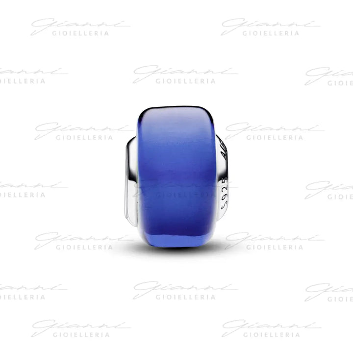 Charm Pandora - Mini Vetro di Murano Blu Charm