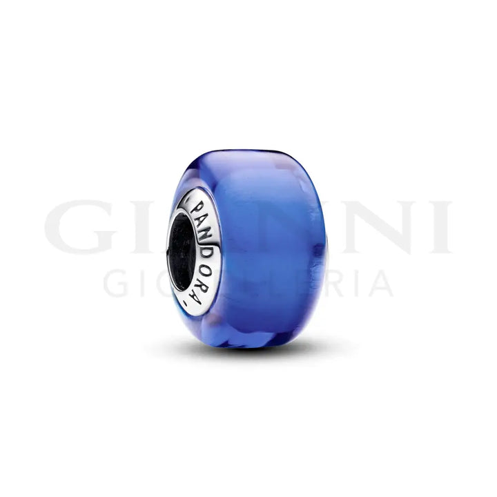 Charm Pandora - Mini Vetro di Murano Blu Charm