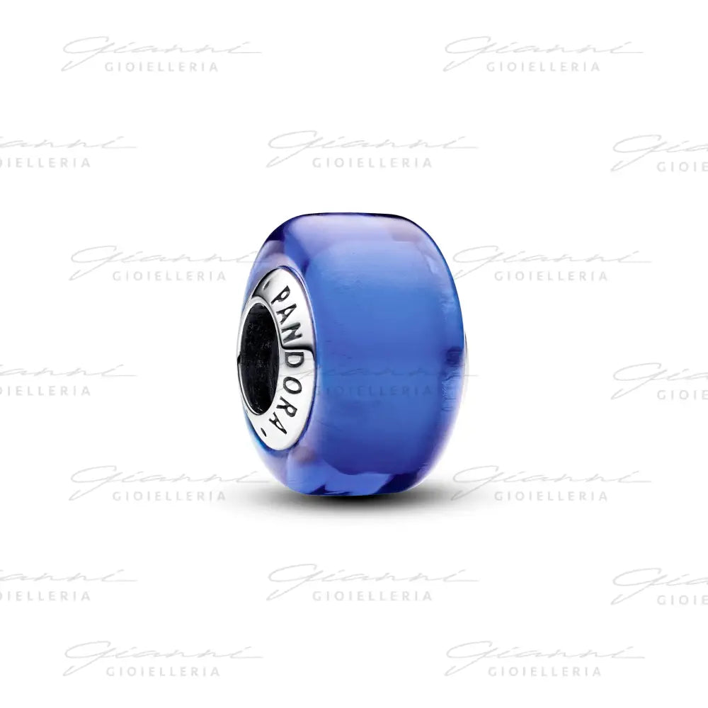 Charm Pandora - Mini Vetro di Murano Blu Charm