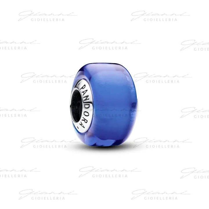 Charm Pandora - Mini Vetro di Murano Blu Charm