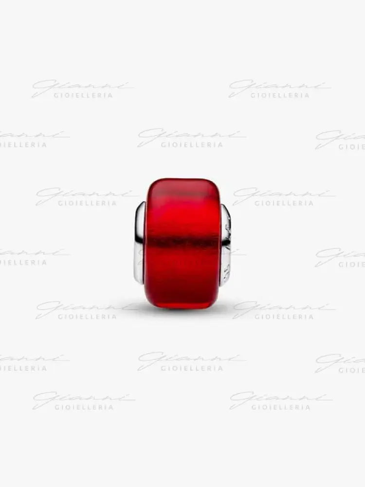 Charm Pandora - Mini Vetro di Murano Rosso Charm