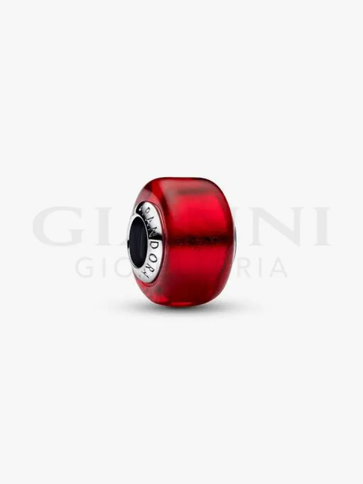 Charm Pandora - Mini Vetro di Murano Rosso Charm
