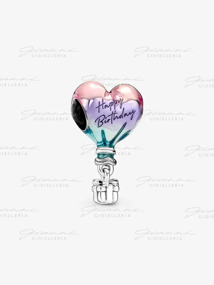 Charm Pandora - Mongolfiera ’Happy Birthday’ Charm