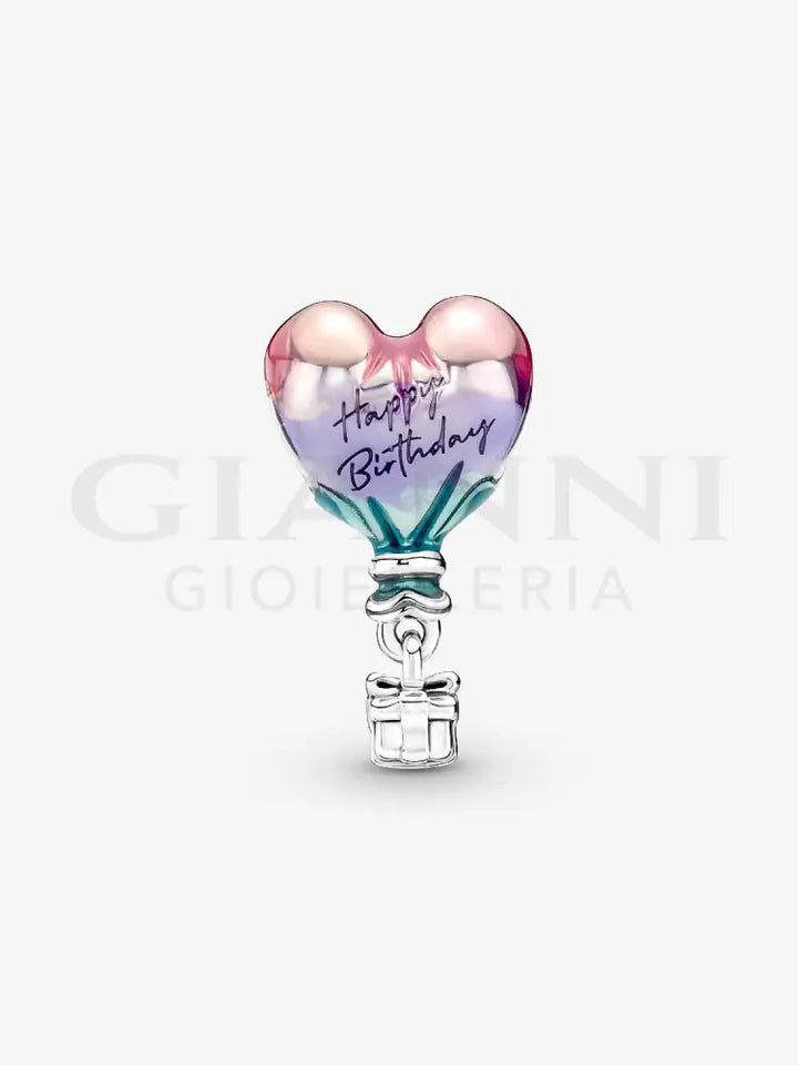 Charm Pandora - Mongolfiera ’Happy Birthday’ Charm