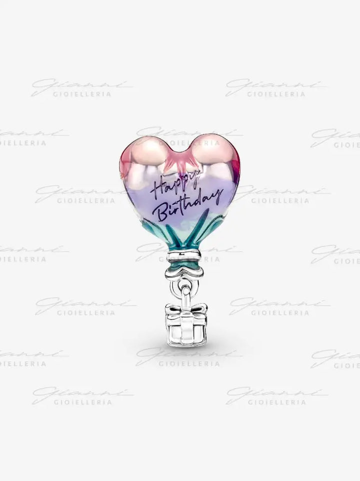 Charm Pandora - Mongolfiera ’Happy Birthday’ Charm