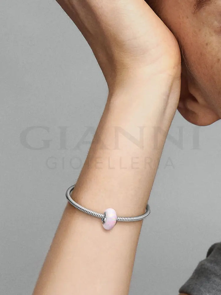 Charm Pandora - Opale Glitter Rosa Charm