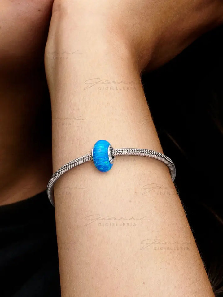 Charm Pandora - Opale Oceano Blu Intenso Charm
