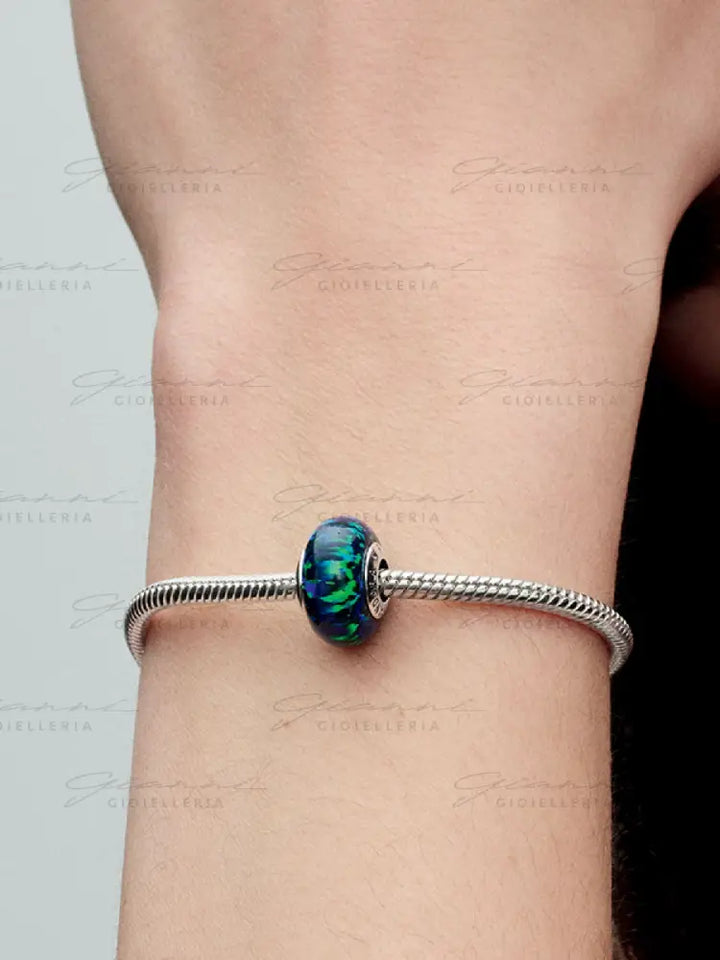 Charm Pandora - Opale Verde e Blu Charm