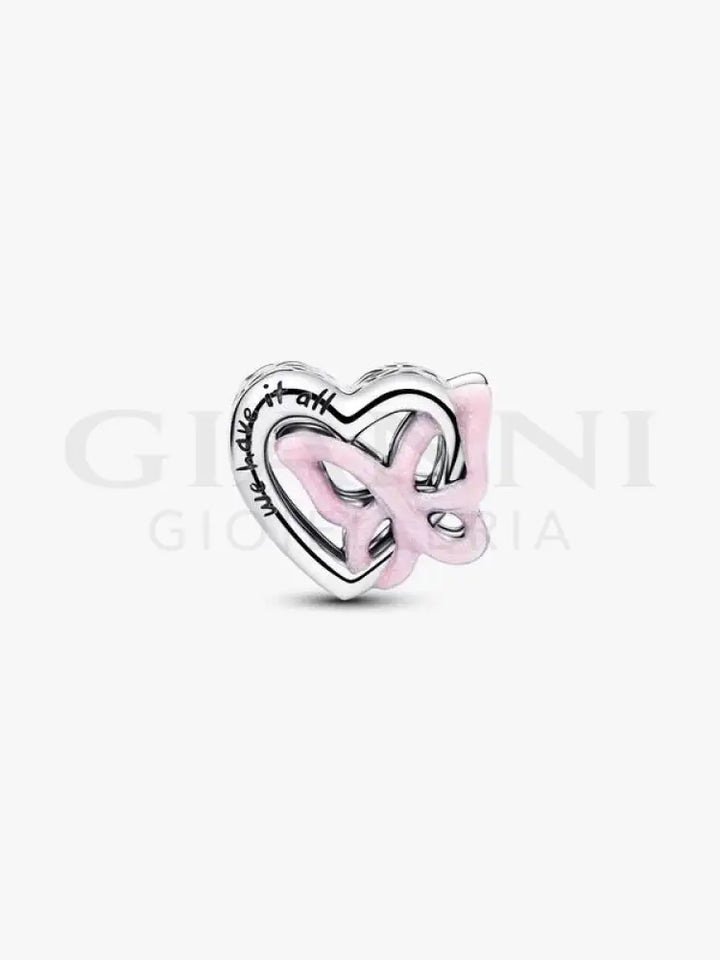 Charm Pandora - Openwork Cuore e Farfalla - Charm