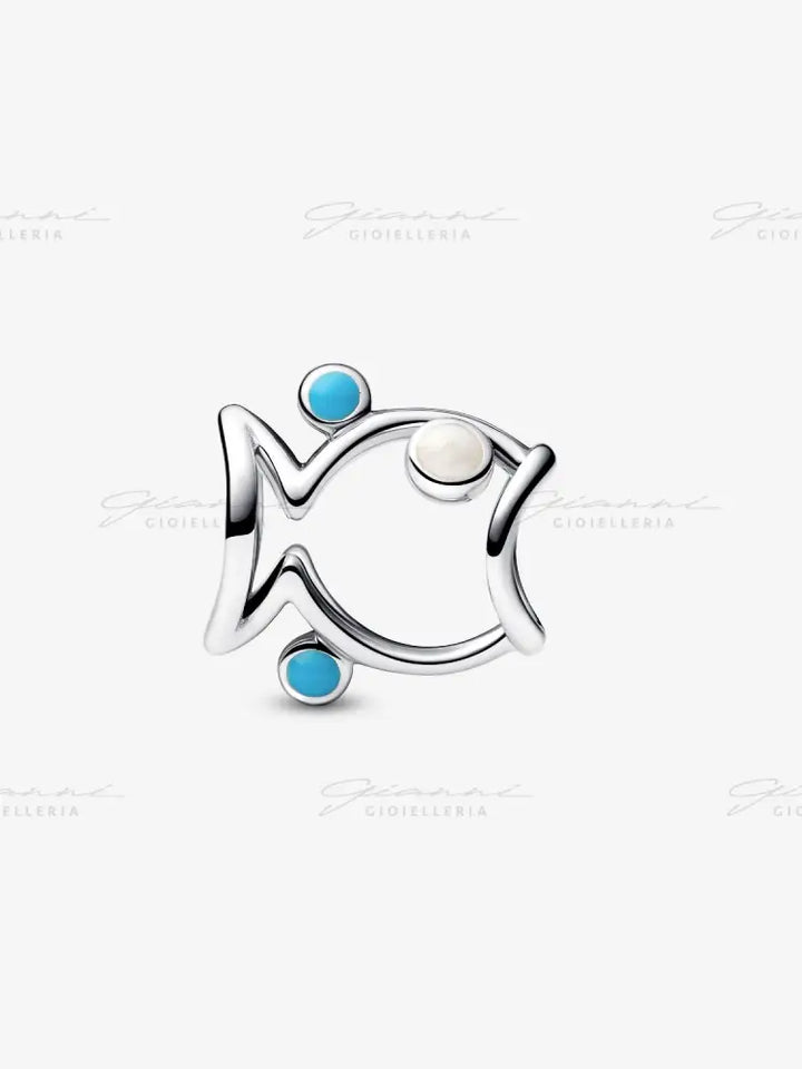Charm Pandora - Openwork Pesce Charm