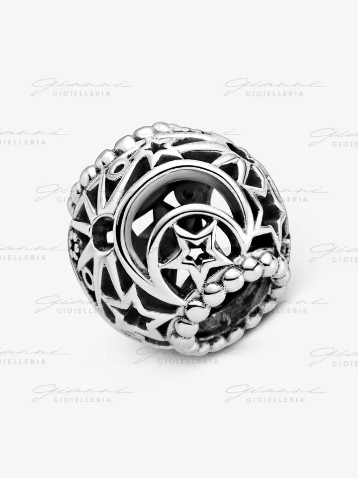 Charm Pandora - Openwork Sole Stelle e Luna Charm