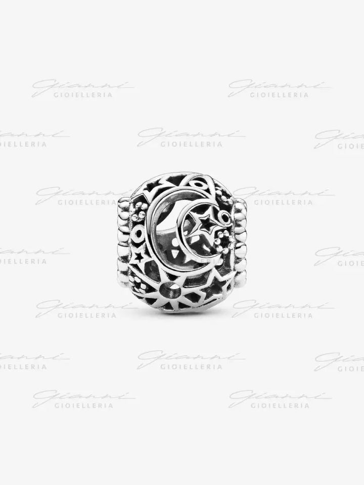Charm Pandora - Openwork Sole Stelle e Luna Charm