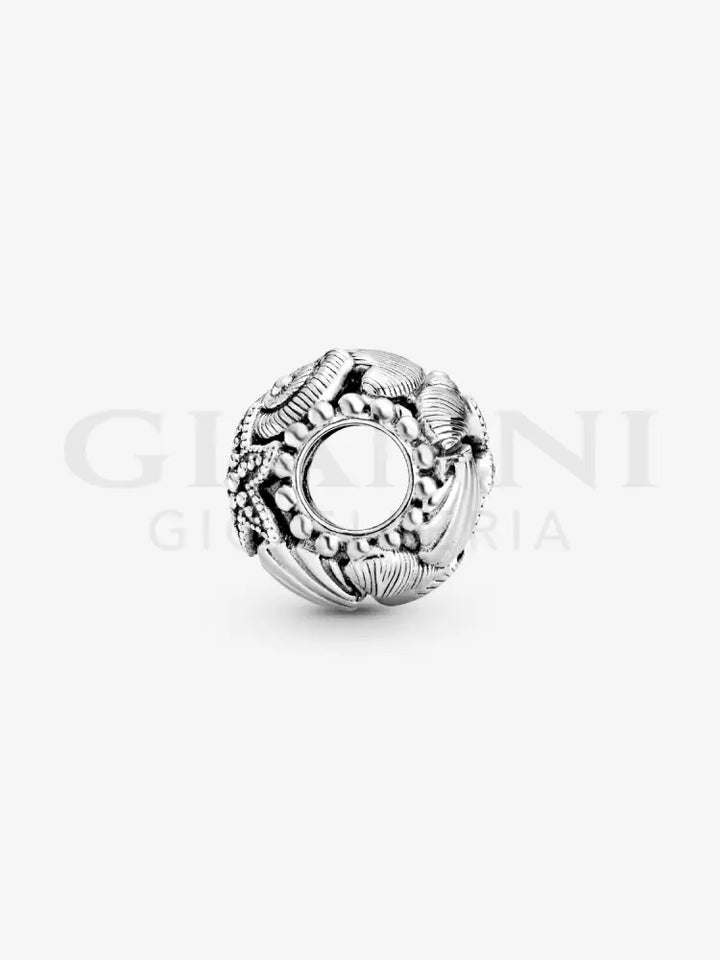 Charm Pandora - Openwork Stella Marina Conchiglia e Cuore Charm