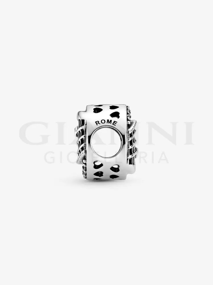 Charm Pandora - Openwork stile Colosseo di Roma Charm