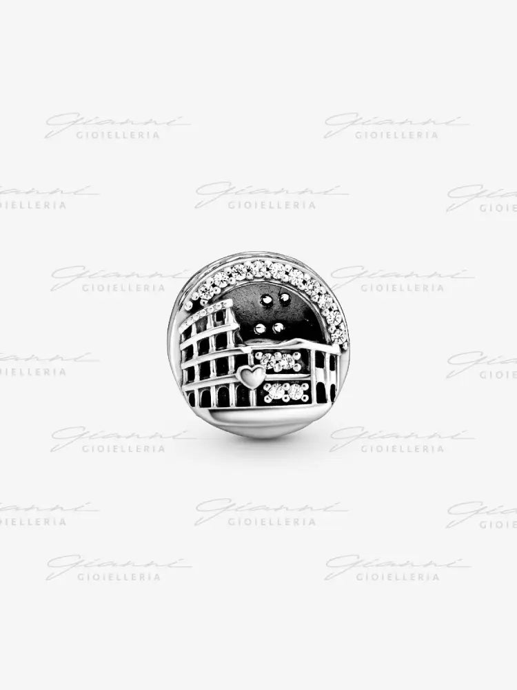 Charm Pandora - Openwork stile Colosseo di Roma Charm