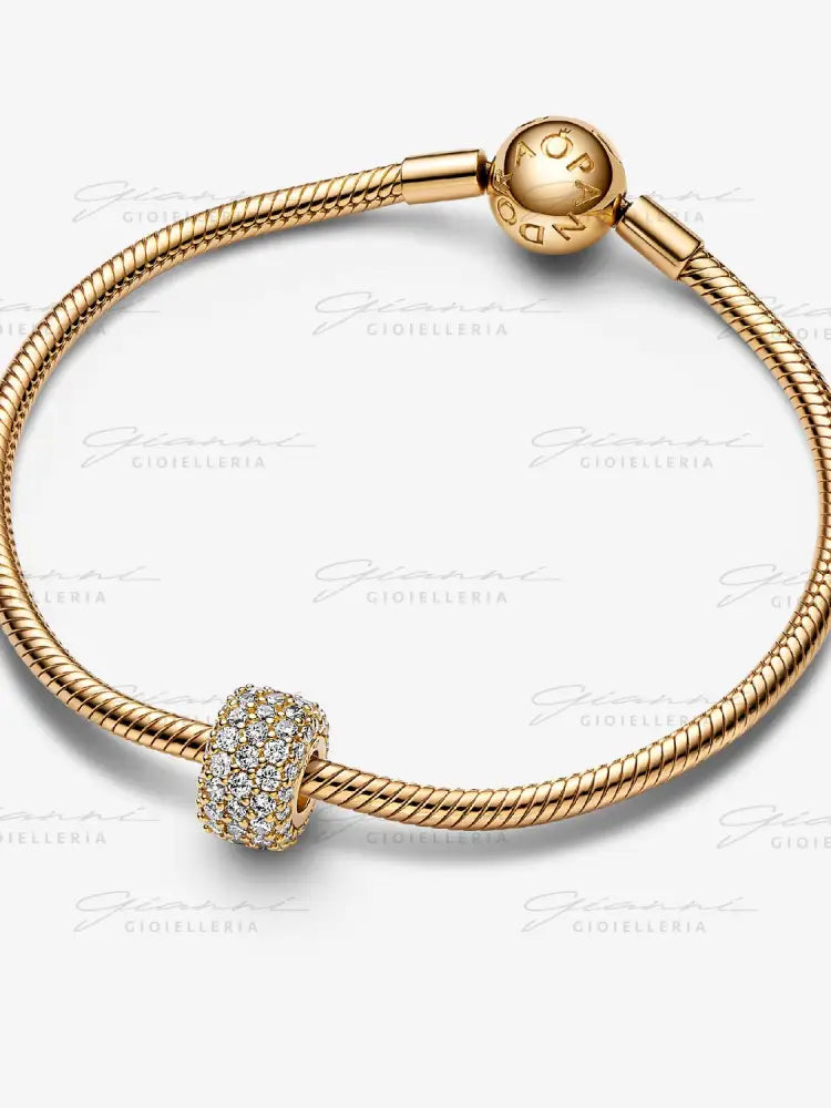 Charm Pandora - Pavè Fascia Tripla Charm