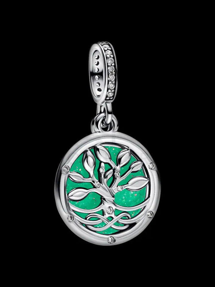 Charm Pandora - Pendente Albero della Famiglia che si illumina al buio Charm
