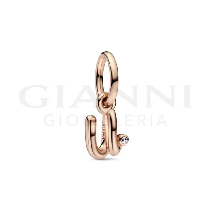 Charm Pandora - Pendente Alfabeto con Lettera U Charm