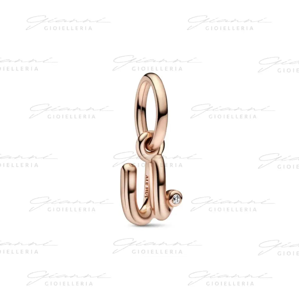 Charm Pandora - Pendente Alfabeto con Lettera U Charm