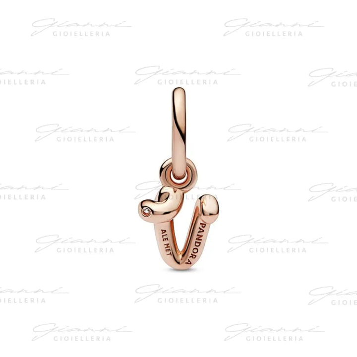 Charm Pandora - Pendente Alfabeto con Lettera V Charm