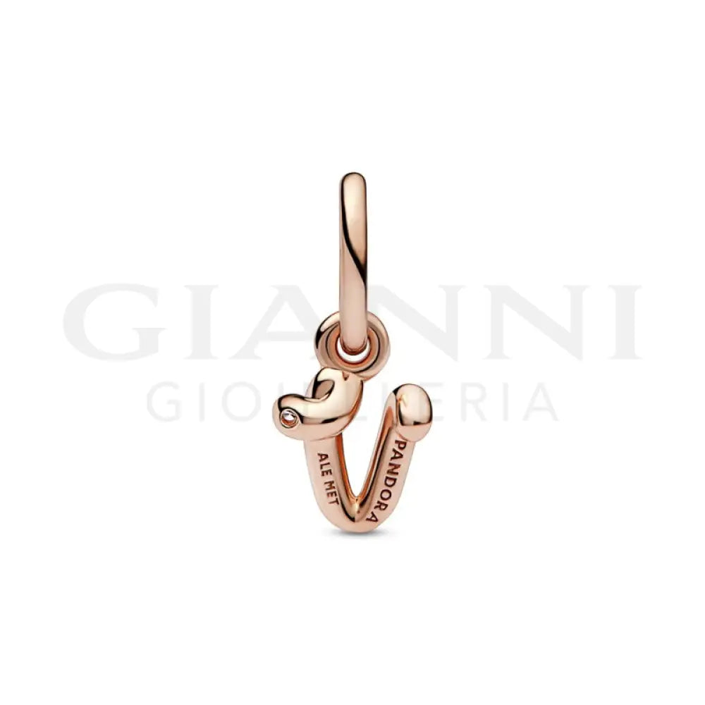 Charm Pandora - Pendente Alfabeto con Lettera V Charm