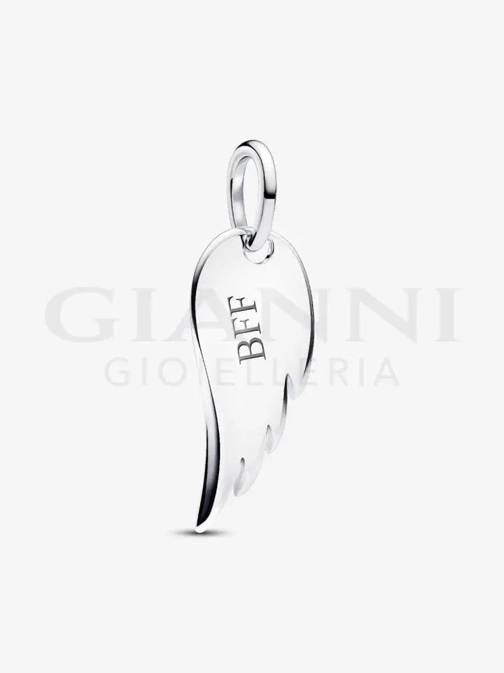 Charm Pandora - Pendente Ali d’Angelo da incidere Charm