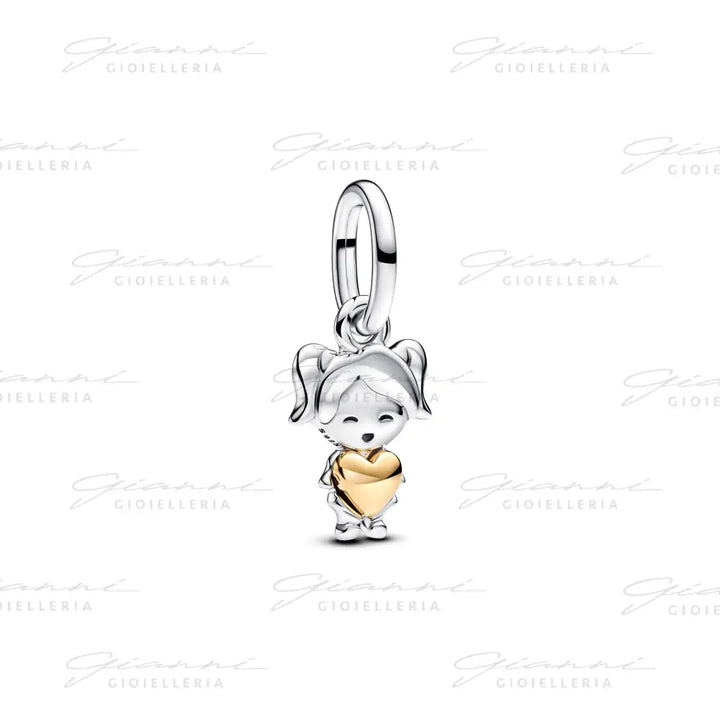 Charm Pandora - Pendente Bimba Felice Charm