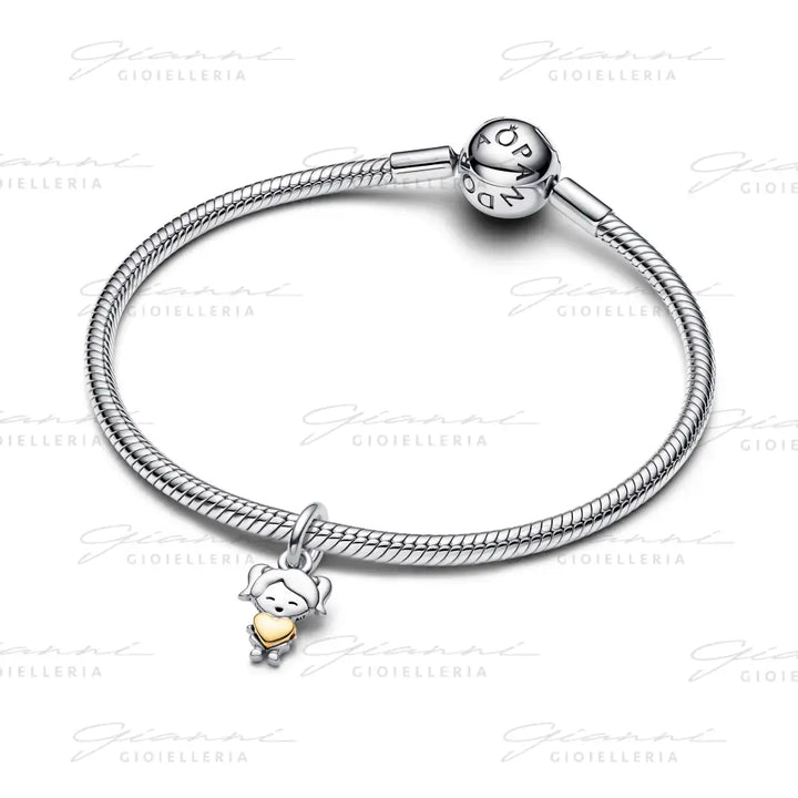 Charm Pandora - Pendente Bimba Felice Charm