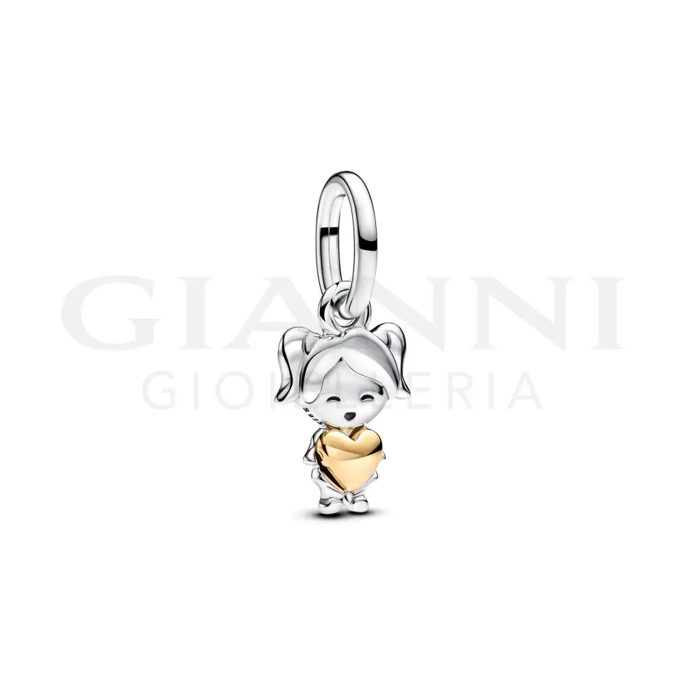 Charm Pandora - Pendente Bimba Felice Charm