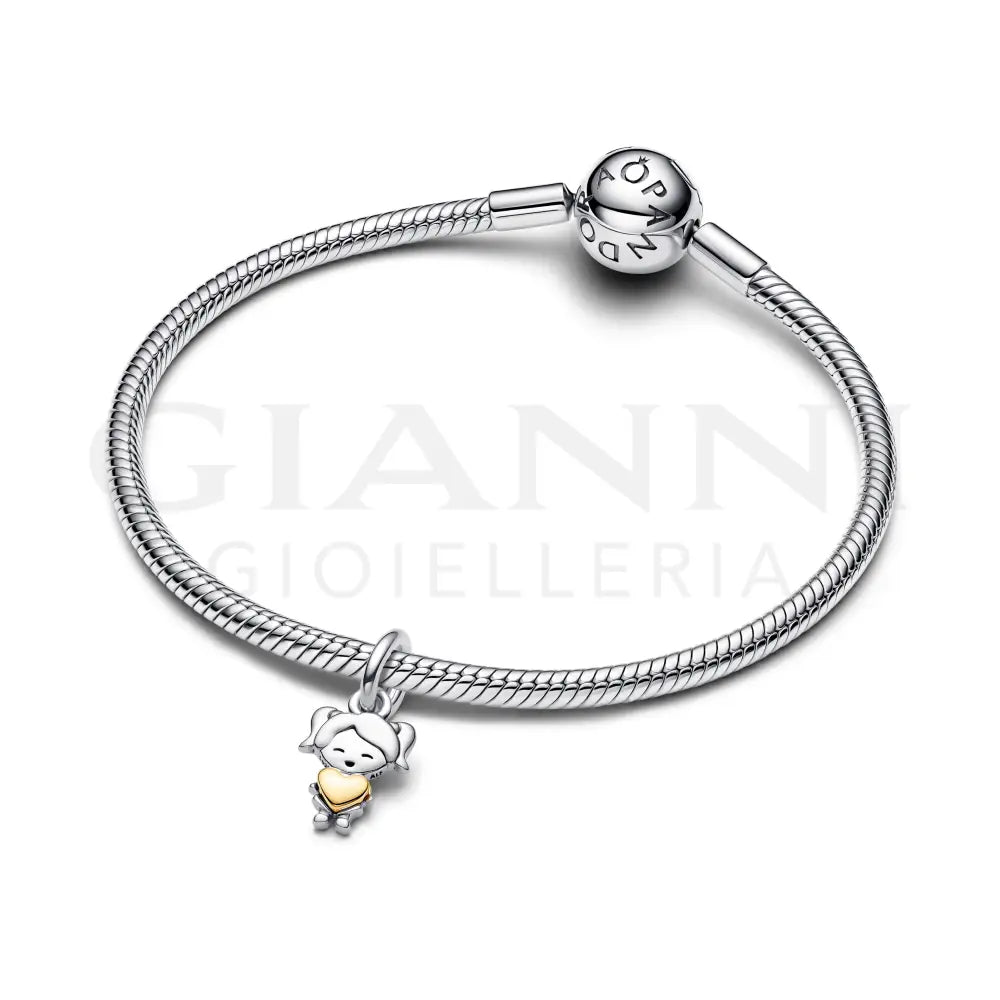 Charm Pandora - Pendente Bimba Felice Charm