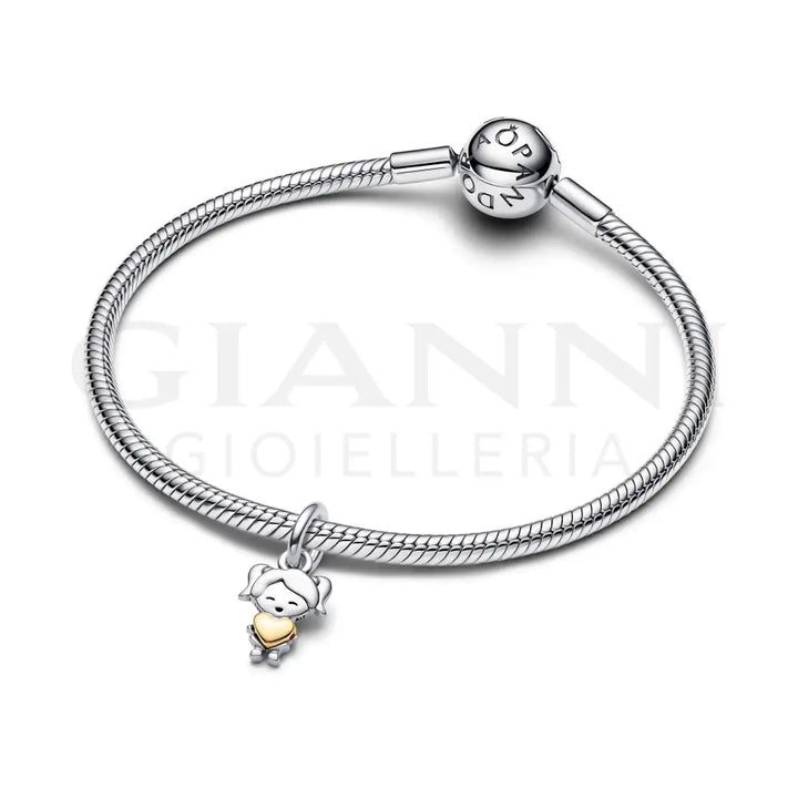 Charm Pandora - Pendente Bimba Felice Charm