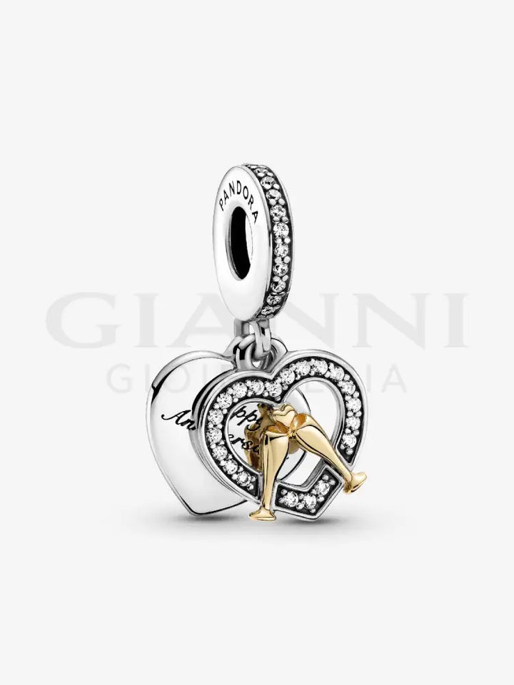 Charm Pandora - Pendente Buon Anniversario Charm