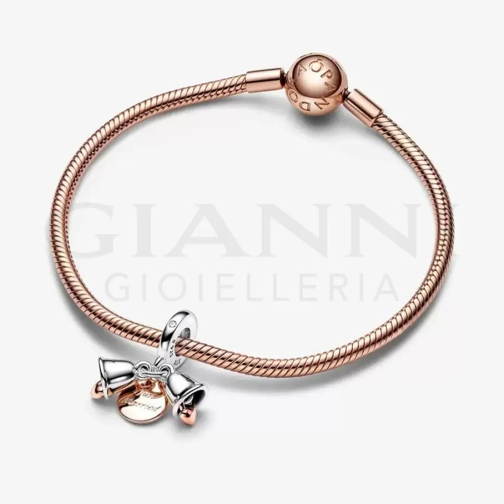 Charm Pandora - Pendente Campane Nuziali “Just Married” Charm