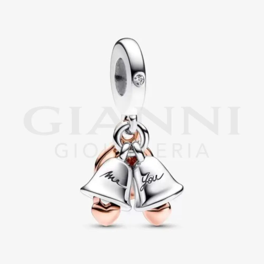 Charm Pandora - Pendente Campane Nuziali “Just Married” Charm
