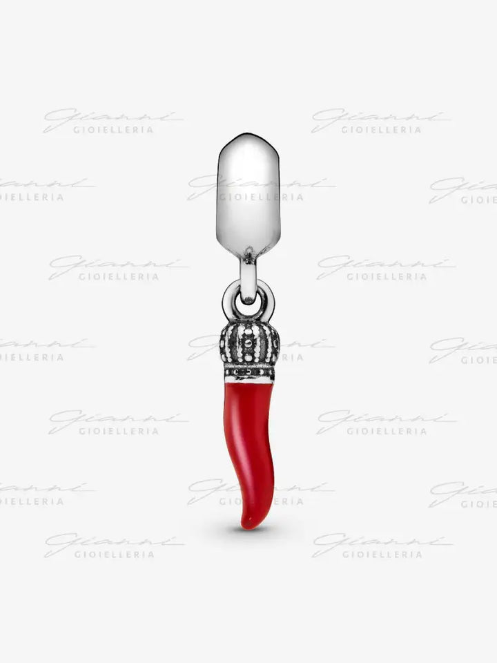 Charm Pandora - Pendente Cornino Portafortuna Charm