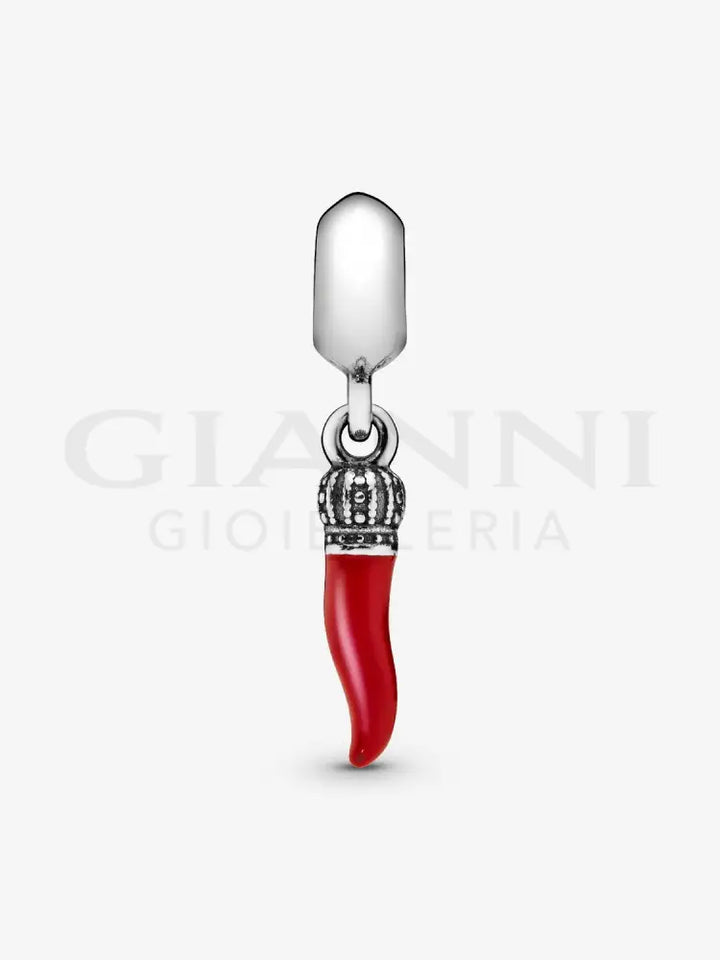 Charm Pandora - Pendente Cornino Portafortuna Charm