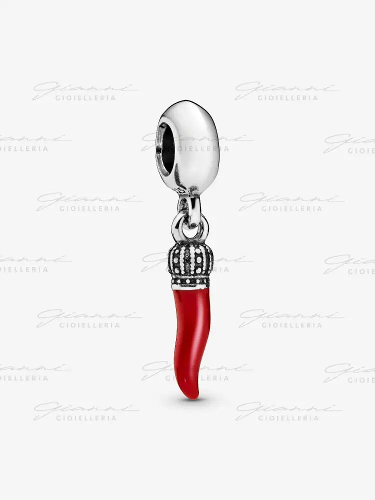 Charm Pandora - Pendente Cornino Portafortuna Charm