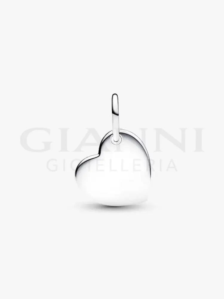 Charm Pandora - Pendente Cuore con Pietra Rossa Scuro Gennaio Charm