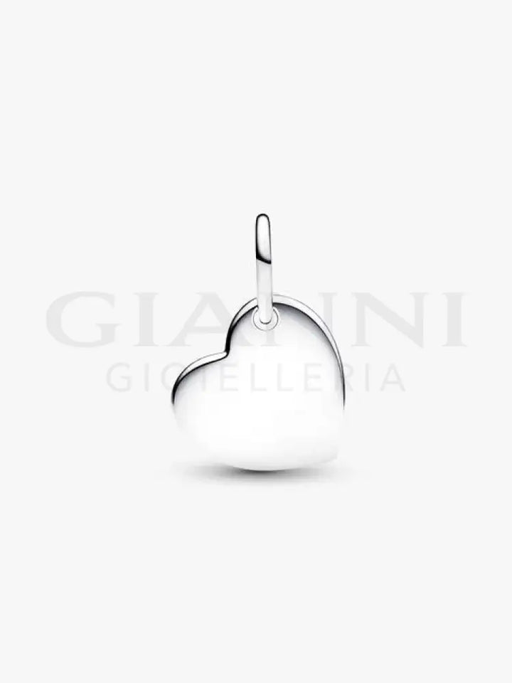 Charm Pandora - Pendente Cuore con Pietra Rossa Scuro Gennaio Charm