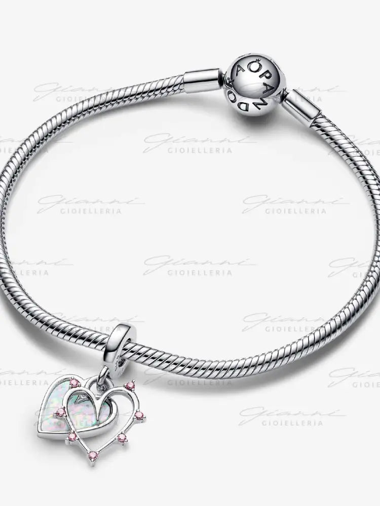 Charm Pandora - Pendente Cuore dell’Amicizia Opale Charm