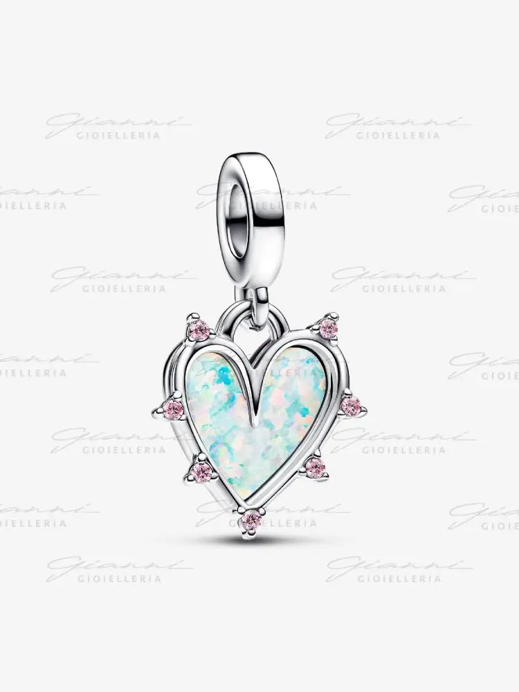 Charm Pandora - Pendente Cuore dell’Amicizia Opale Charm