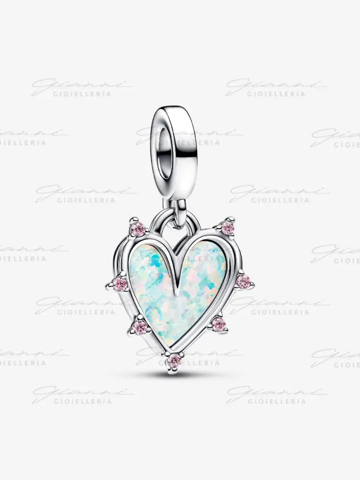 Charm Pandora - Pendente Cuore dell’Amicizia Opale Charm