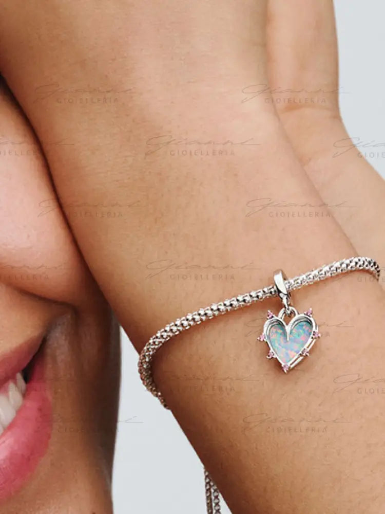 Charm Pandora - Pendente Cuore dell’Amicizia Opale Charm