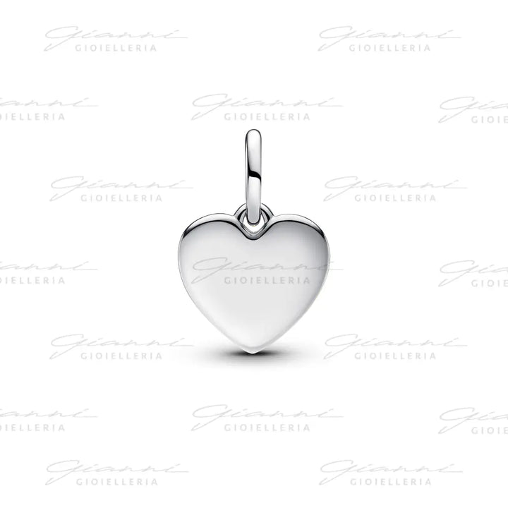 Charm Pandora - Pendente Cuore ’Love’ da incidere Charm