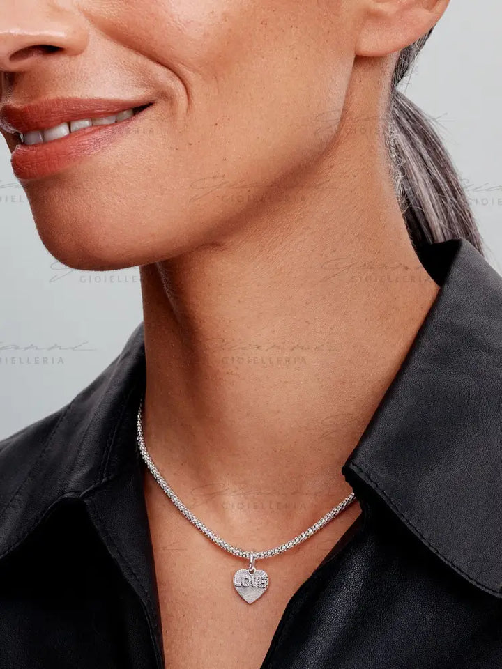 Charm Pandora - Pendente Cuore ’Love’ da incidere Charm