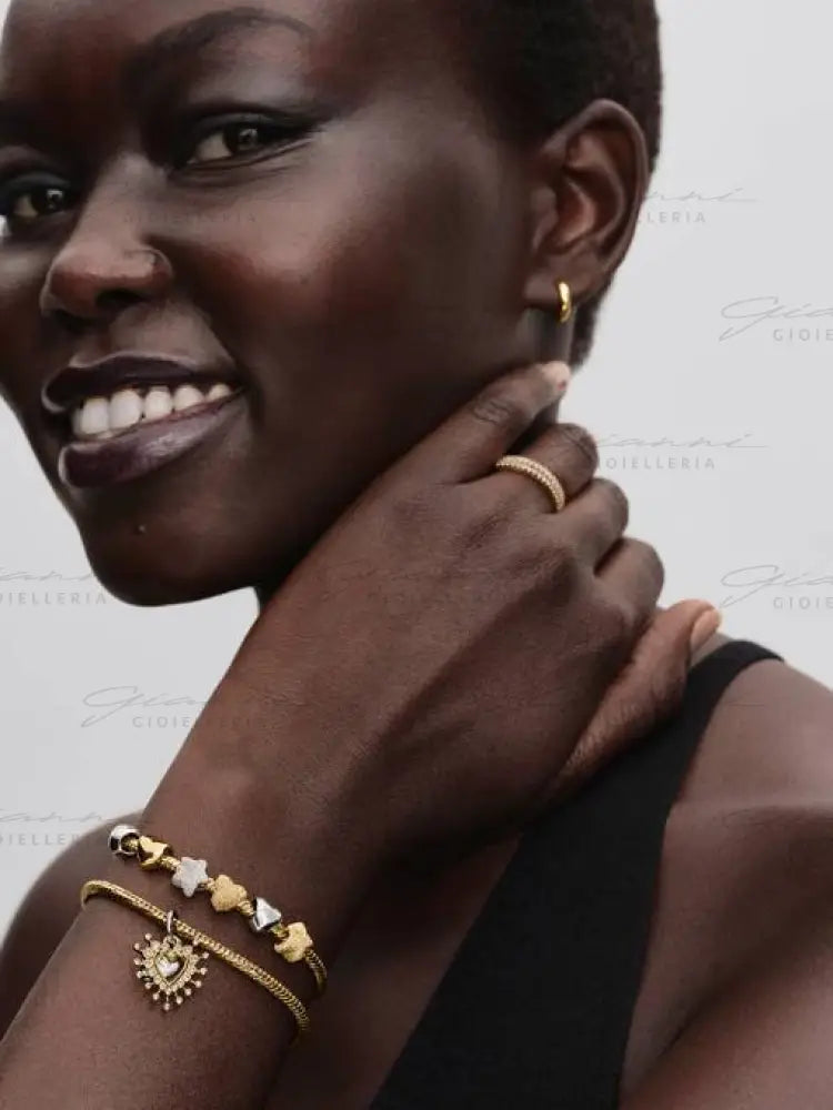 Charm Pandora - Pendente Cuore Luminoso Doppio Charm