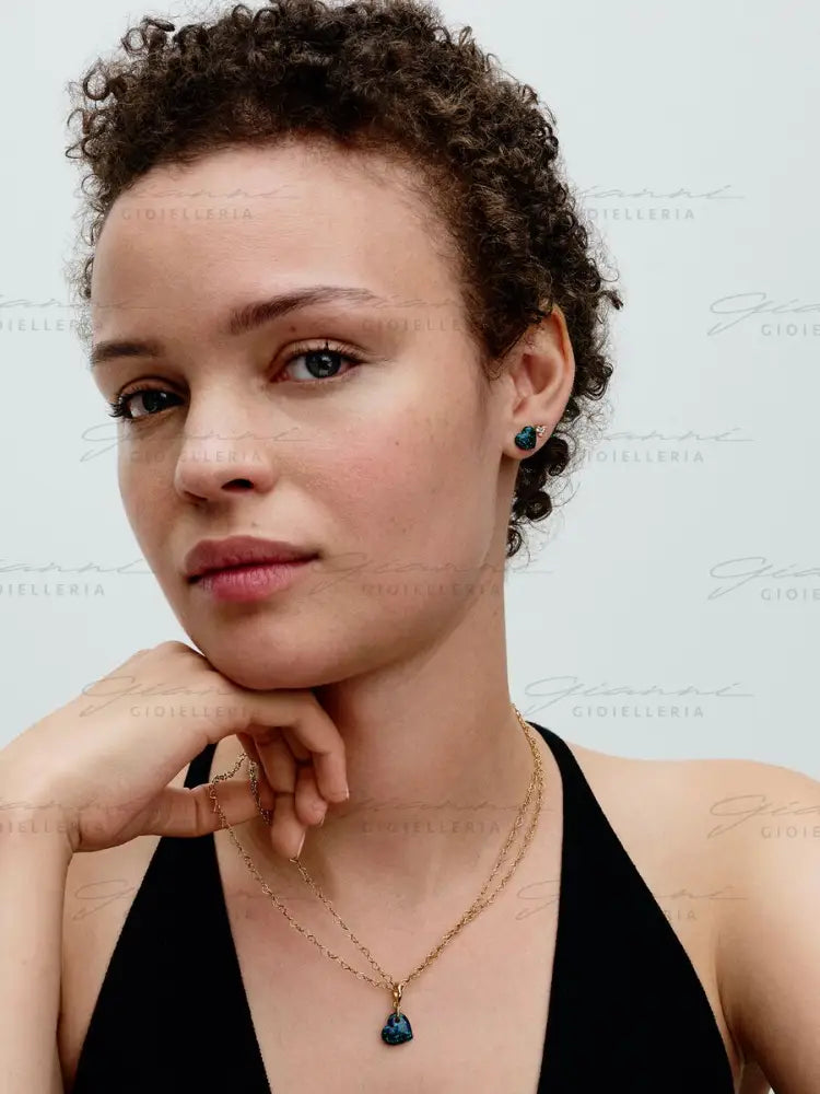 Charm Pandora - Pendente Cuore Opale Verde e Blu Charm